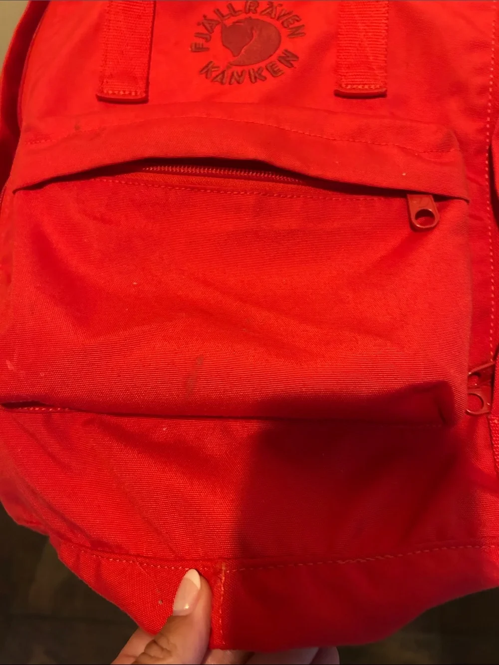 Fjallraven Kånken Backpack in Red